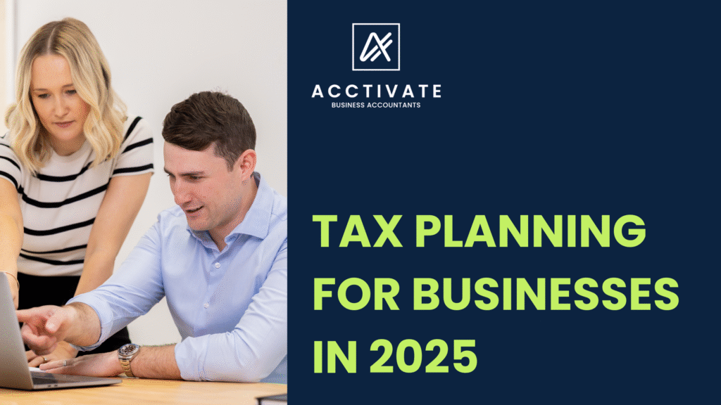 Tax planning for businesses in 2025 blog thumbnail.